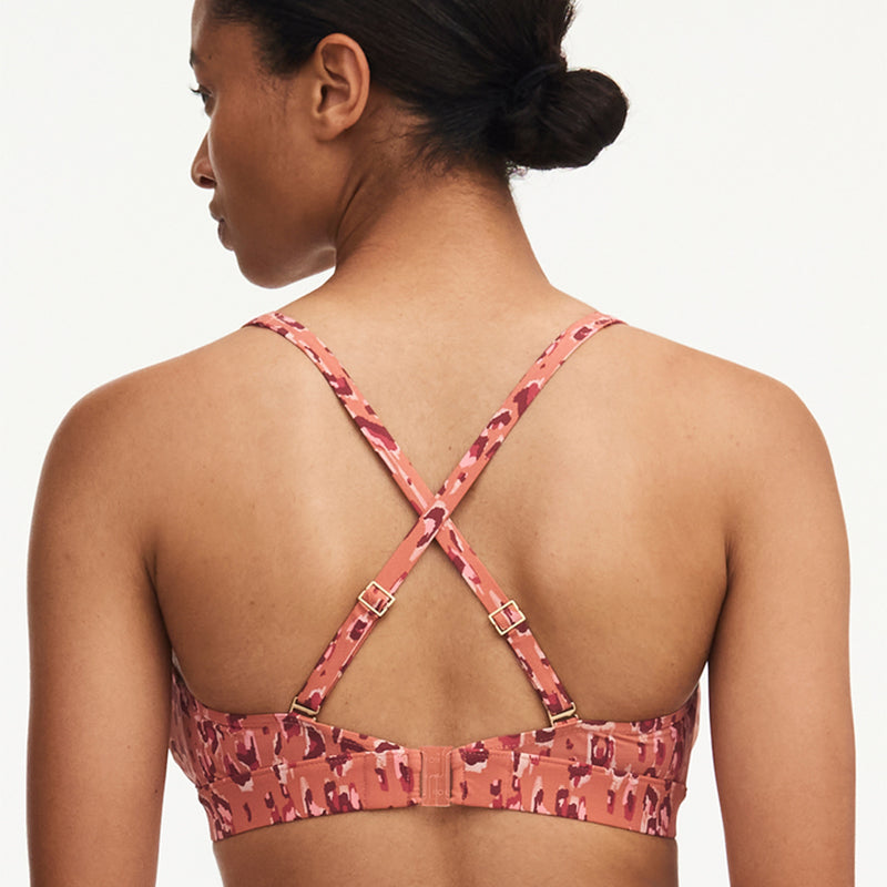 Chantelle Eos Wirefree - Orange Leopard - C11T60-0J5