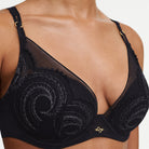 Chantelle Mystic Dream - Black/Silver Lurex - C11YNA-03M