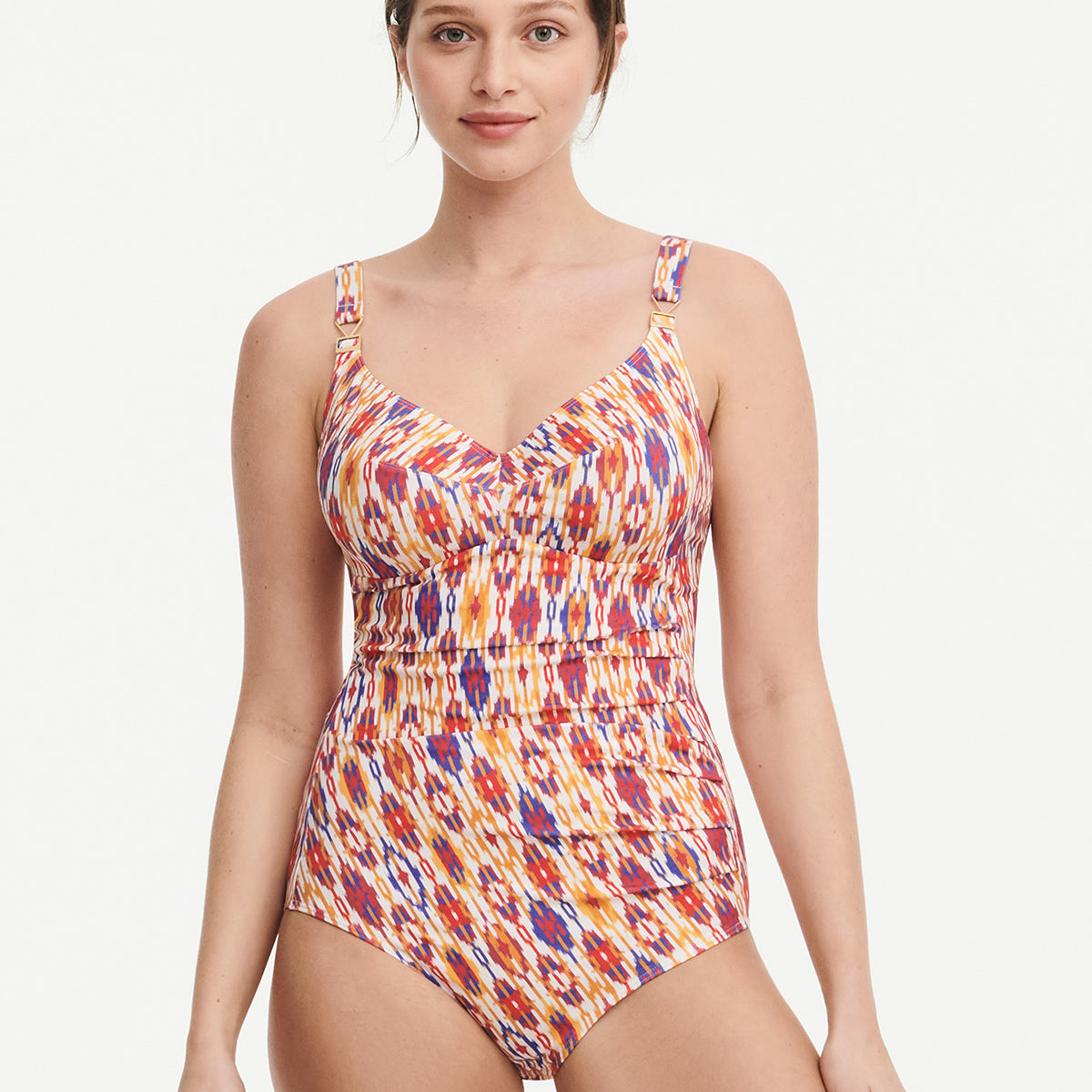 Chantelle Devotion - Red Ikat - C12SR0-0TP