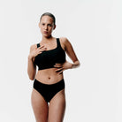 Chantelle SoftStretch Power Scoop top, sort - C26BQ2 - 011 - Black