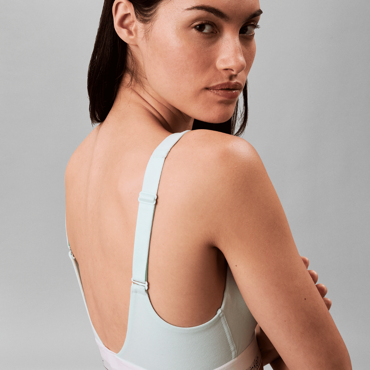 Calvin Klein Icon bralette BH, grøn - LV00QF8500 - 3Q5 - Feel The Mint