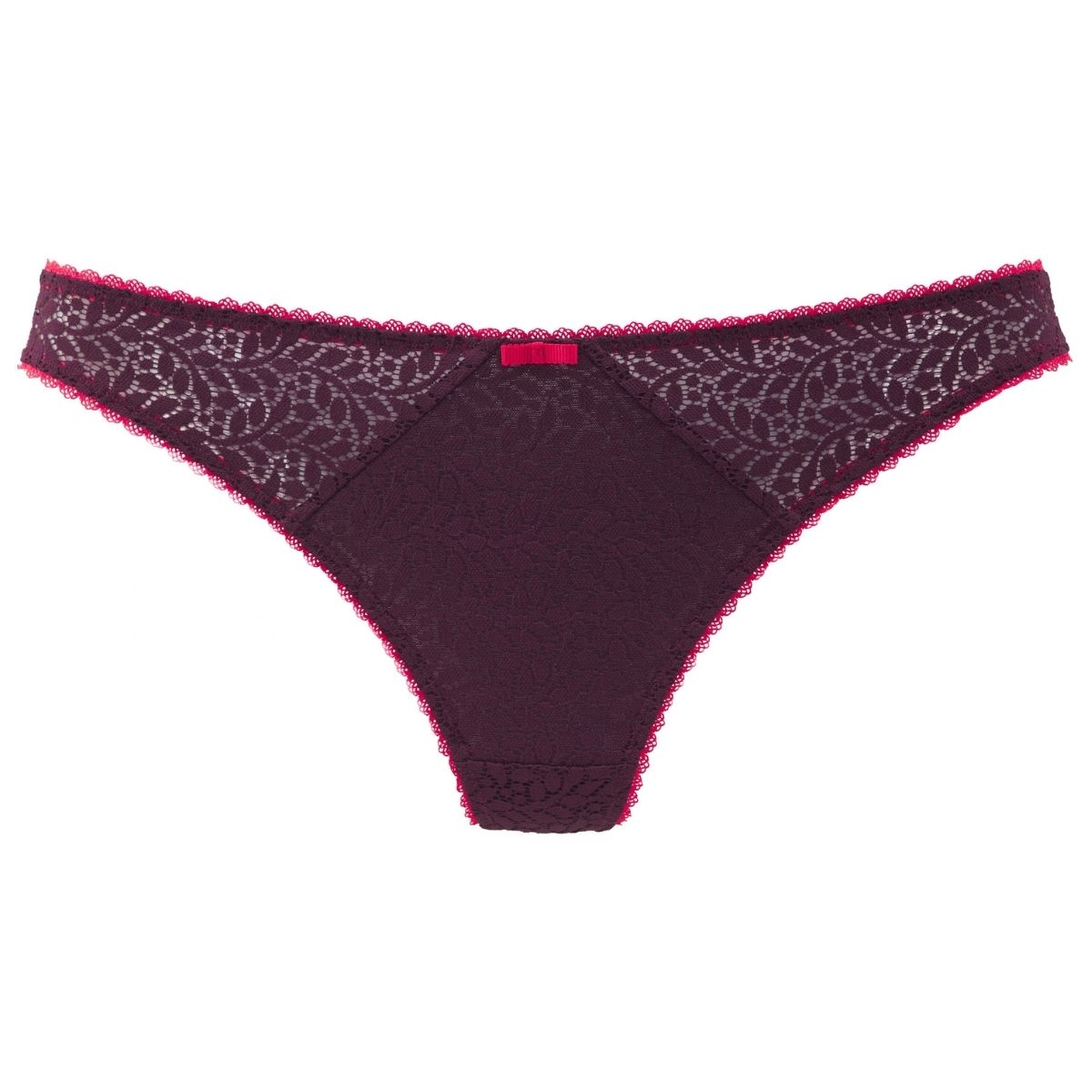 Lascana Nuance Perfect Basics g-streng, bordeaux - GI-253-STR - bordeaux-rou - Bordeaux-rou