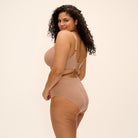 Elomi Matilda plunge BH, beige - EL8900 - CAT - Cafe Au Lait