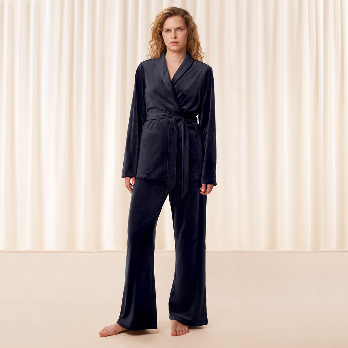 Triumph Sensual Velour - Dark Blue - 10221184-7064