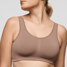 PrimaDonna Nudda bralette BH, brun - 0163610 - GIN - Ginger