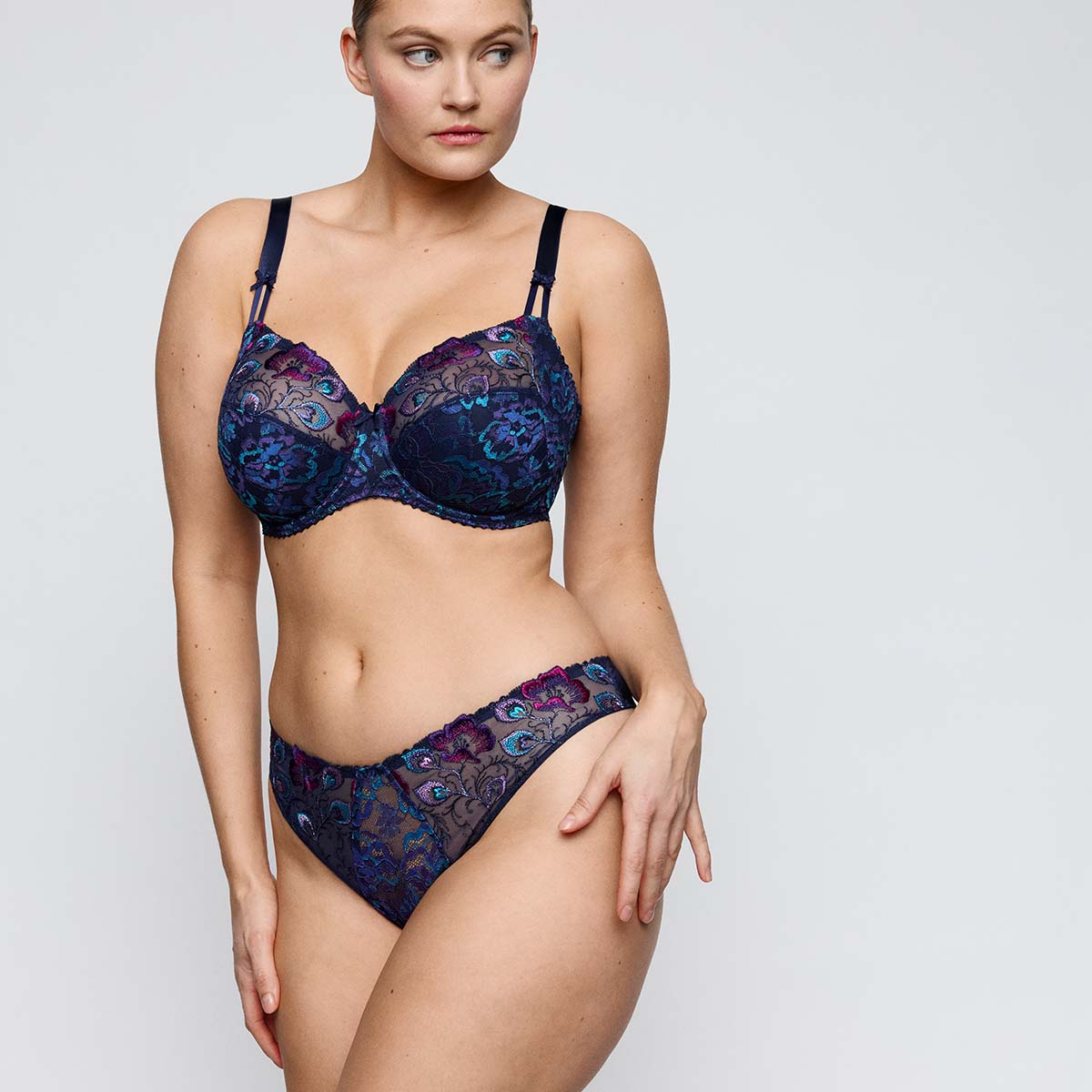 PrimaDonna San Angel full-cup BH, blå - 0163490 - WBL - Water Blue